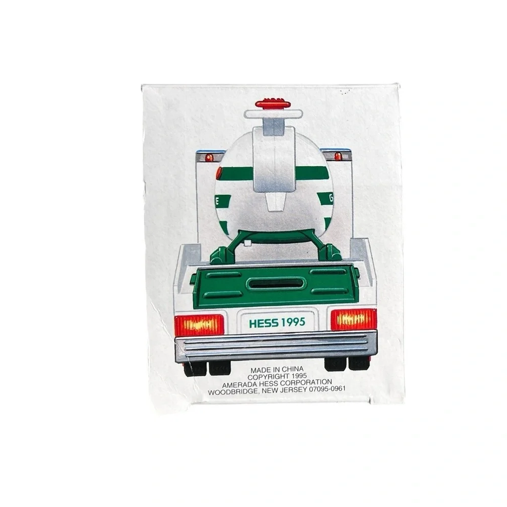 Hess Vintage 1995 Toy Truck and Helicopter‎ Collectible 90s